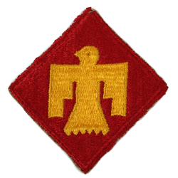 Insigne, 45th Infantry Division, Sicile, Italie, Provence