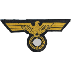 Aigle de poitrine, Kriegsmarine, BeVo, fond bleu