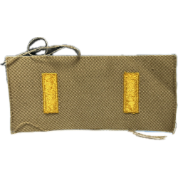 Paire de grades en tissu, 2nd Lieutenant