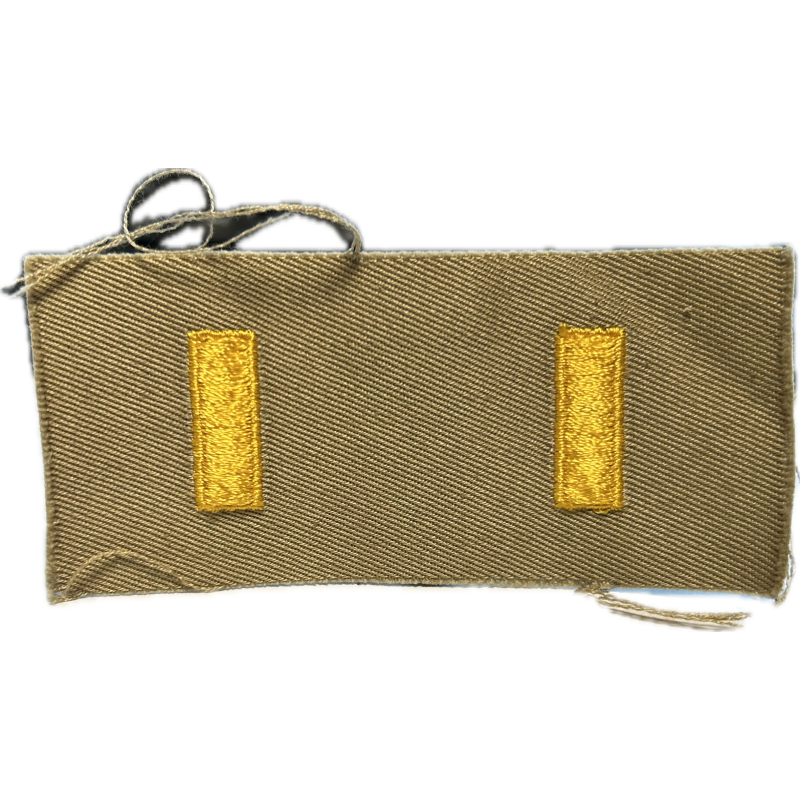 Rank, Insignias, 2nd Lieutenant (Pair) Cloth