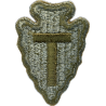 Insigne, 36th Infantry Division, dos vert, 1943