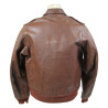 Blouson de vol, Type A-2, S/Sgt. Clarence Strike, mitrailleur, 22nd BS, 341st BG, 10th & 4th Air Forces, USAAF, CBI Blouson de vol, Type A-2, S/Sgt. Clarence Strike, mitrailleur, 22nd BS, 341st BG, 10th & 4th Air Forces, USAAF, CBI