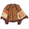 Blouson de vol, Type A-2, S/Sgt. Clarence Strike, mitrailleur, 22nd BS, 341st BG, 10th & 4th Air Forces, USAAF, CBI Blouson de vol, Type A-2, S/Sgt. Clarence Strike, mitrailleur, 22nd BS, 341st BG, 10th & 4th Air Forces, USAAF, CBI
