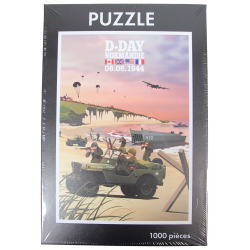 Puzzle, Plages du débarquement, 1000 pièces