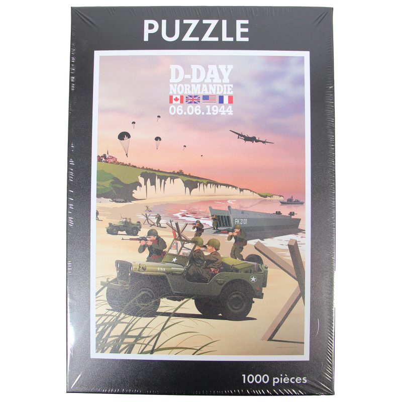 Puzzle, Plages du débarquement, 1000 pièces