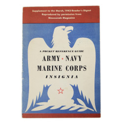 Booklet, A Pocket Reference Guide: Army-Navy-Marine Corps Insignia, 1943