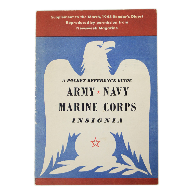 Booklet, A Pocket Reference Guide: Army-Navy-Marine Corps Insignia, 1943