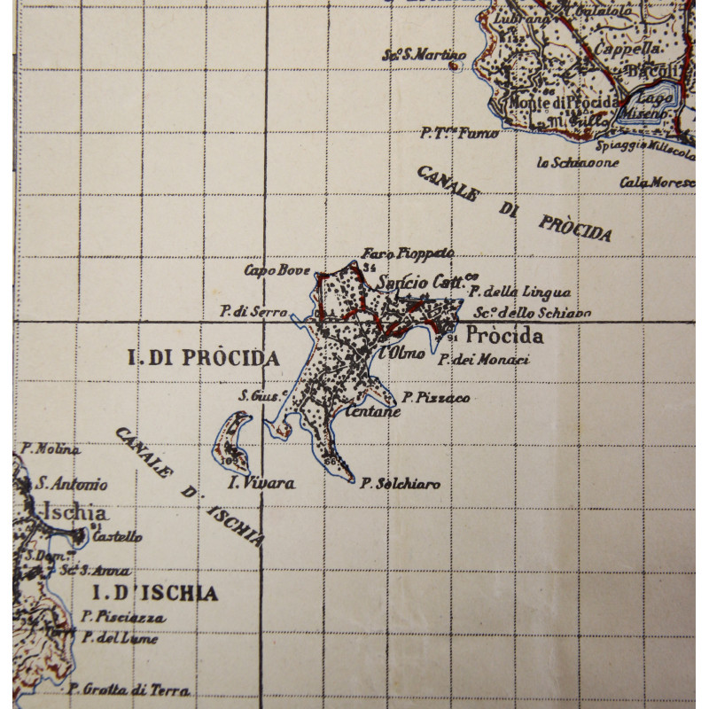Map, British, NAPOLI, Italy, 1943