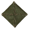 Insigne, 4th Infantry Division, grand modèle, dos vert 1943