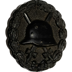 Badge, Wound, Black