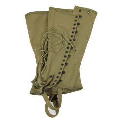 Leggings, Canvas, US Army, 3L, FRASER PRODUCTS CO. 1941