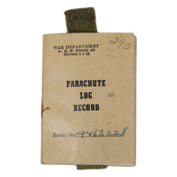 Carnet, Parachute Log Record, A-4, 1944 - 1945