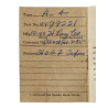 Carnet, Parachute Log Record, A-4, 1944 - 1945