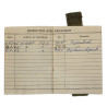 Carnet, Parachute Log Record, A-4, 1944 - 1945