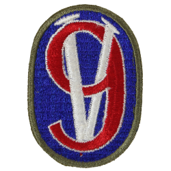 Insigne, 95th Infantry Division, Lorraine, bord vert, GEMSCO