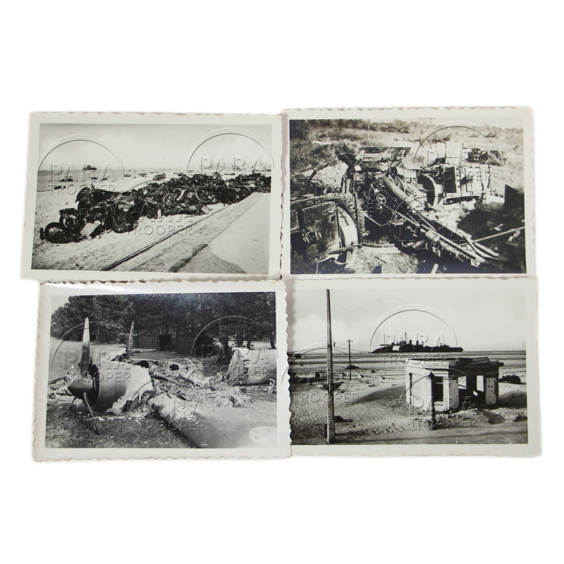 Lot de 17 photos, Dunkerque 1940