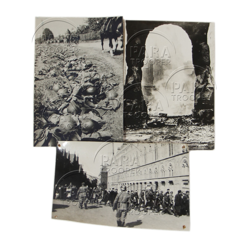 Lot de 17 photos, Dunkerque 1940