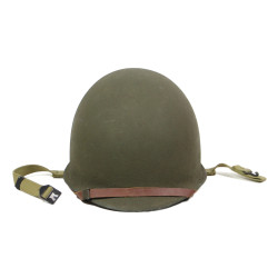 Casque M1, pattes fixes, liner Westinghouse, A washers verts