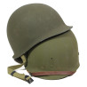 Casque M1, pattes fixes, liner Westinghouse, A washers verts
