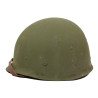 Casque M1, pattes fixes, liner Westinghouse, A washers verts