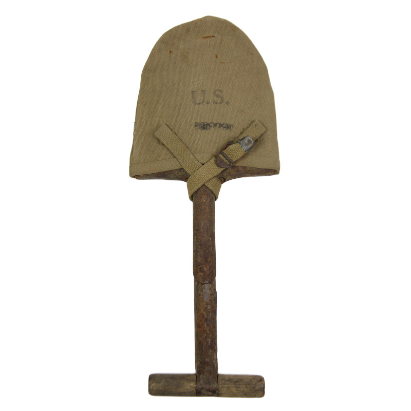 T-Shovel, M-1910, Shortened, with Cover, BERKELEY BROS, INC. 1942