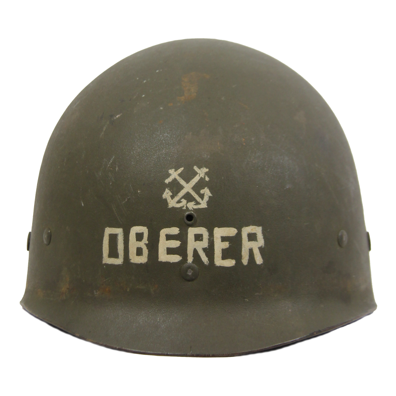 Sous-casque M1 (liner), FIRESTONE, A washers verts, COX Robert Oberer, US Navy