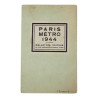 Partition, Marche de la 2e DB, avec insigne, 13e Bataillon médical et plan du métro parisien, 1944-1945