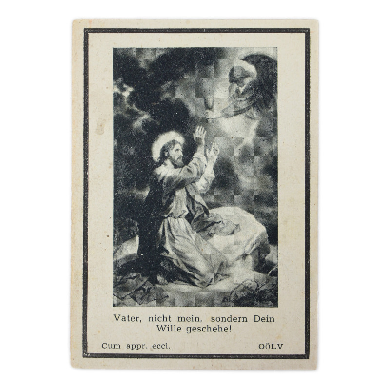 Sterbebilder, Remembrance Card,  Rudolf Sonnleitner, Luftwaffe, 1945