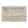 Certificat, formation de secourisme, American Red Cross, Bessie Dennick, 1943