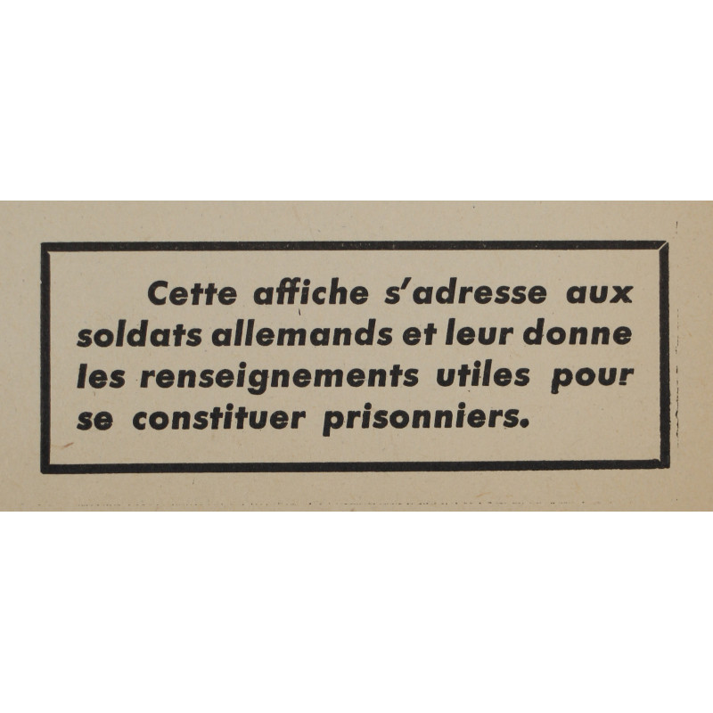 Leaflet, French, Deutsche Soldaten!