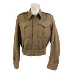Blouse, Battledress, 1939 Pattern, Canadian, Lieutenant, Royal Canadian Artillery, 8th Infantry Division