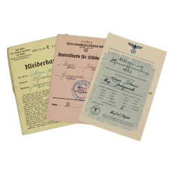 Documents personnels, Johann Meyer, Haguenau, 1941-1942