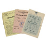 Documents personnels, Johann Meyer, Haguenau, 1941-1942