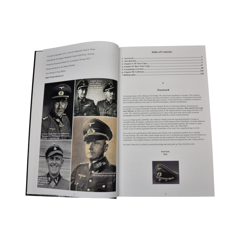 Book, Heer & SS Visor Caps & Uniforms