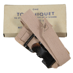 Garrot US, NOVELTY PRODUCTS CO., Stock No. 2-1311, dans sa boîte, état neuf