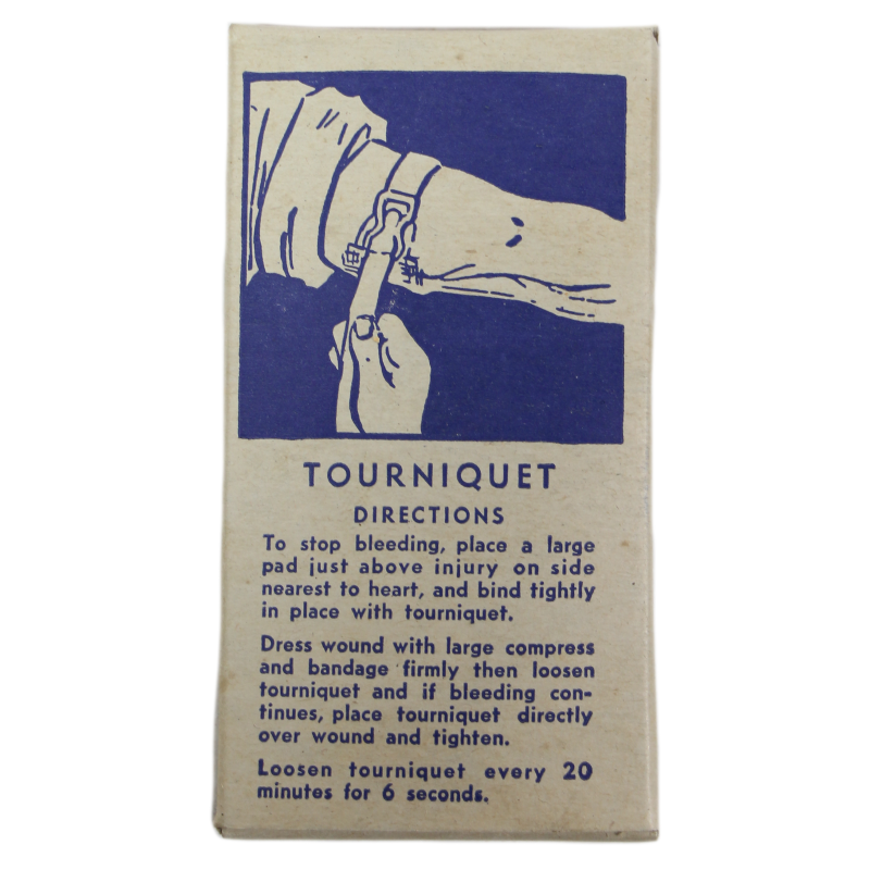 Tourniquet, US, NOVELTY PRODUCTS CO., Stock No. 2-1311, in Box, Mint