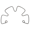 Gasket, 'Spider', for Canister, Mask, Gas, German, Normandy