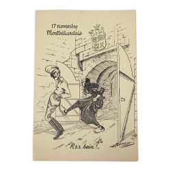 Carte postale française, libération de Montbéliard