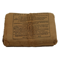 First Field Dressing, British, ROBINSON & SONS, LIMITED, 1944