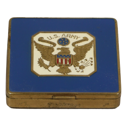 Compact, Powder, Brass, US Army, Complete