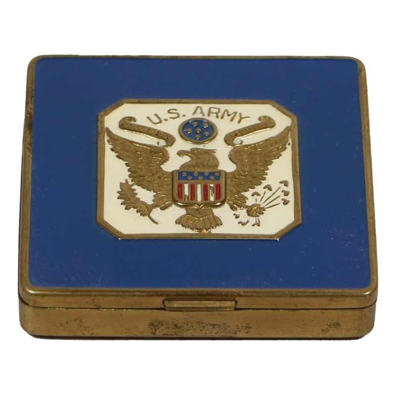 Compact, Powder, Brass, US Army, Complete