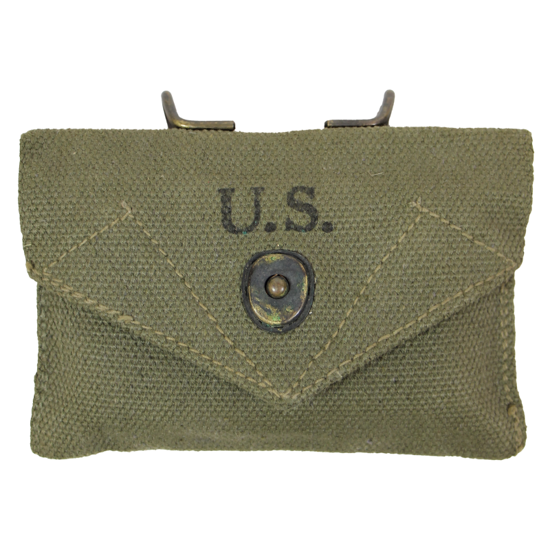 Pochette à pansement M-1942, APPLETON AWNING SHOP 1945, avec pansement Carlisle
