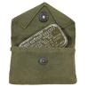 Pouch, First-Aid Packet, M-1942, APPLETON AWNING SHOP 1945, with First-Aid Packet, Carlisle