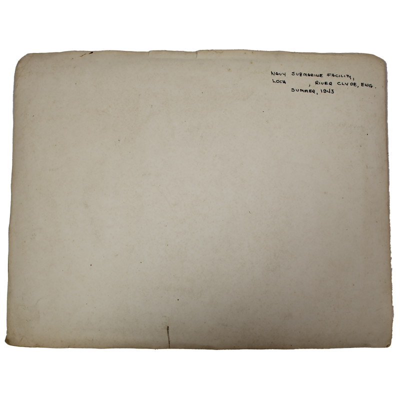 Photograph, US Navy, Combat Photo Unit 8, Submarine Facility, Firth of Clyde, Scotland, 1943