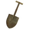 T-Shovel, M-1910, Shortened, with Cover, GEIB, Inc. 1942, Laundry Number