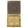 Compact, Powder, Brass, Mother-of-Pearl Lid, US Army