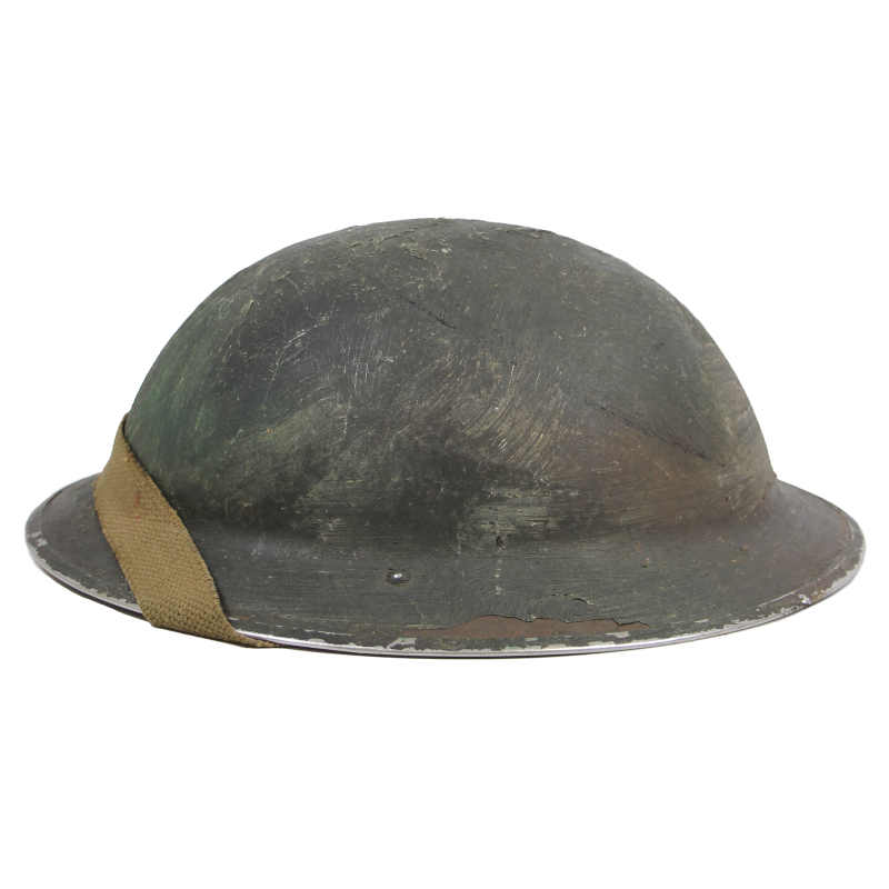 Helmet, Mk II, British, Cs-CCL, 1939-1945, Brushed Concrete Camouflage
