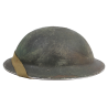 Helmet, Mk II, British, Cs-CCL, 1939-1945, Brushed Concrete Camouflage