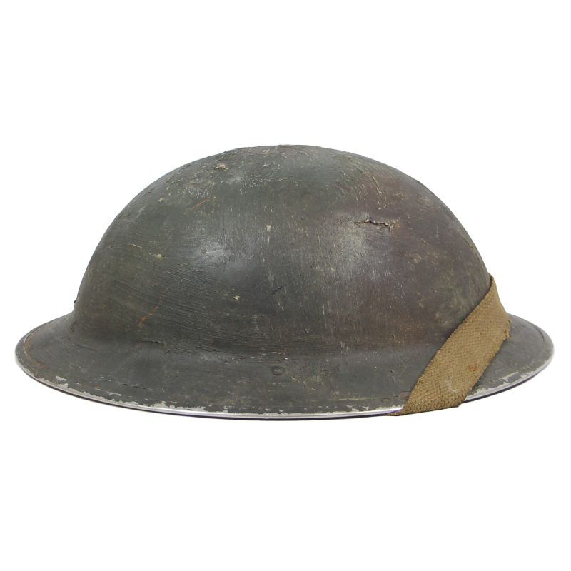 Casque Mk II, britannique, Cs-CCL, 1939-1945, bétonné et camouflé