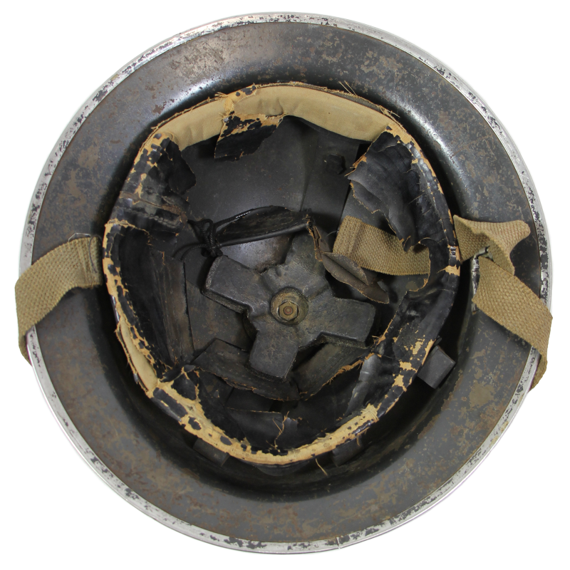 Casque Mk II, britannique, Cs-CCL, 1939-1945, bétonné et camouflé